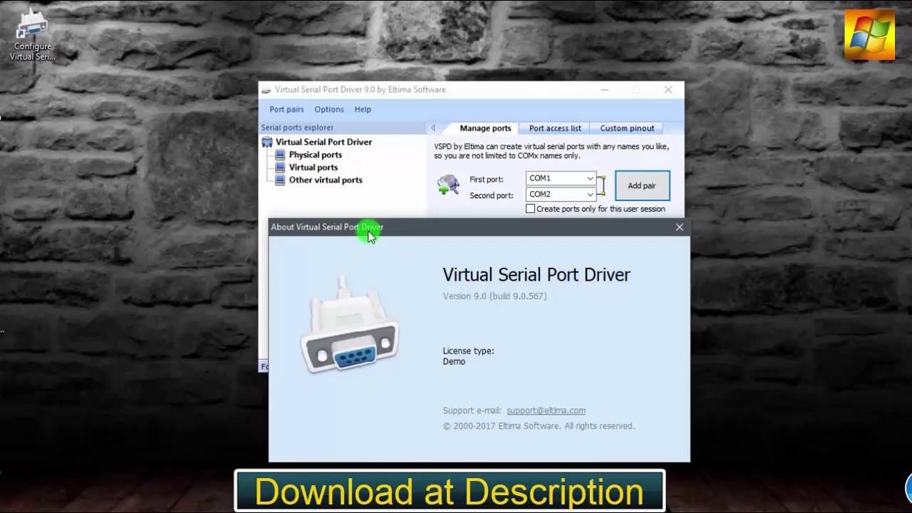 virtual serial port driver keygen
